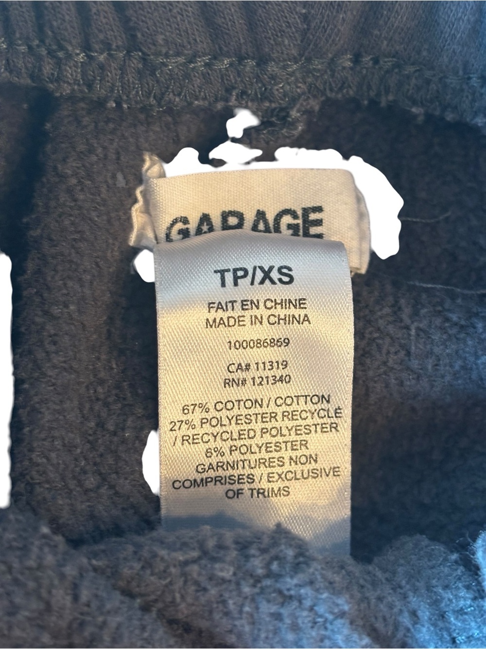 Garage Kids Grey Sweatpants - Picture 2 of 4